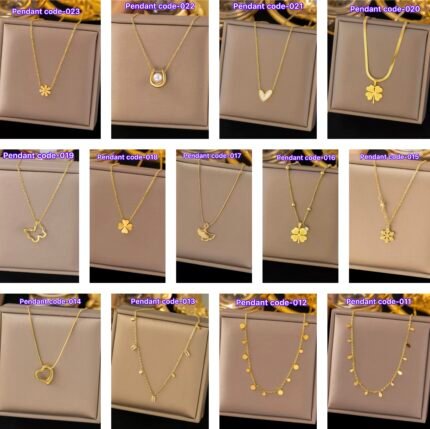 Stainless steel pendant series