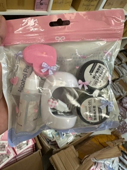 Egg shape light 2pieces Uv glue set